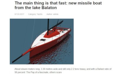 The main thing is that fast: new missile boat from the lake Balaton