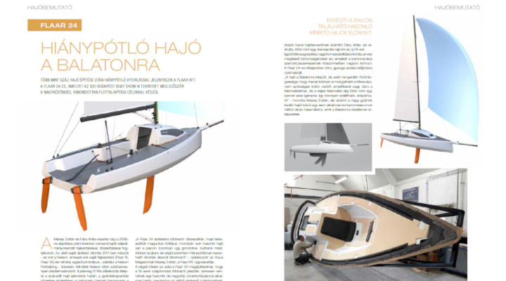 AQUA Magazin - Hiánypótló hajó a Balatonra